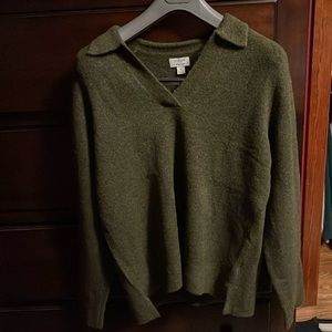 J. Crew extra soft collared sweater